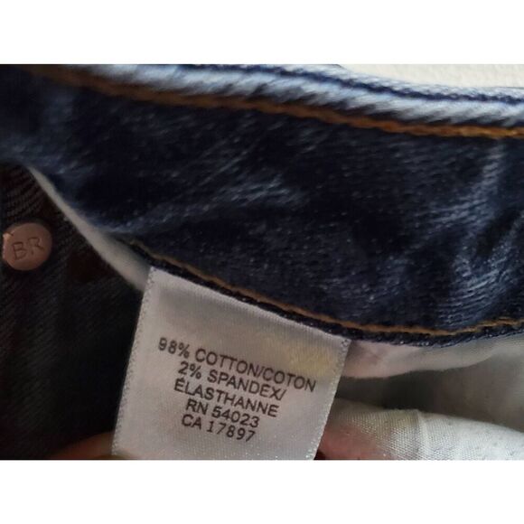 Banana Republic Women’s Bootcut Jeans Size 28/6S Dark Wash Stretch Denim Mid Ris - Picture 5 of 7